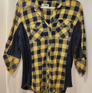 Flannel looking button down